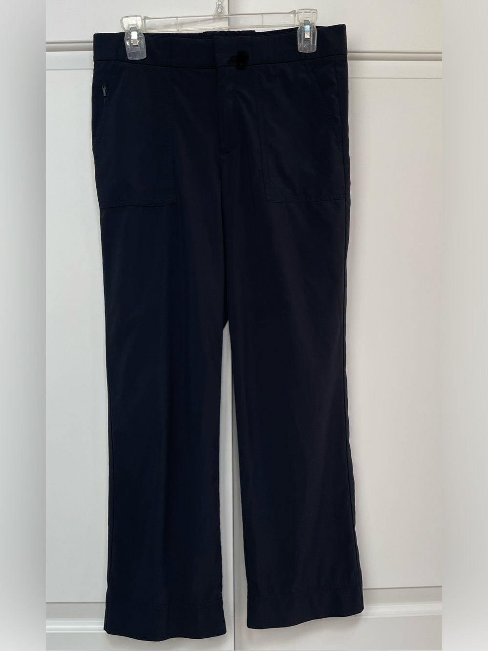 Athleta Black Pull On Pockets Jogger Track Pants Size 4